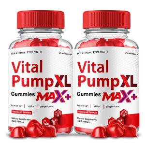 Vital Pump XL Max + Gummies for Men, 2x Stronger, VitalPump XL Max+ (2 Pack)